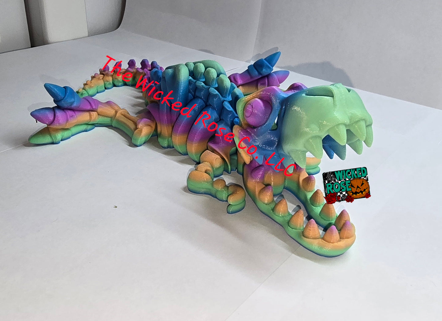 3D Printed Skeleton T-Rex With Bone