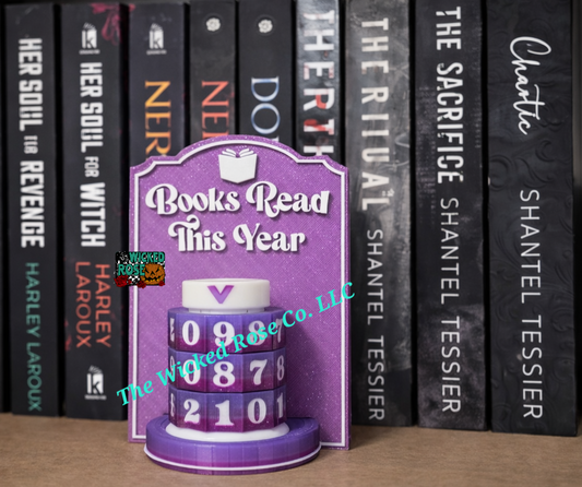 Books Read This Year Twist Counter (Colors Sent At Random)