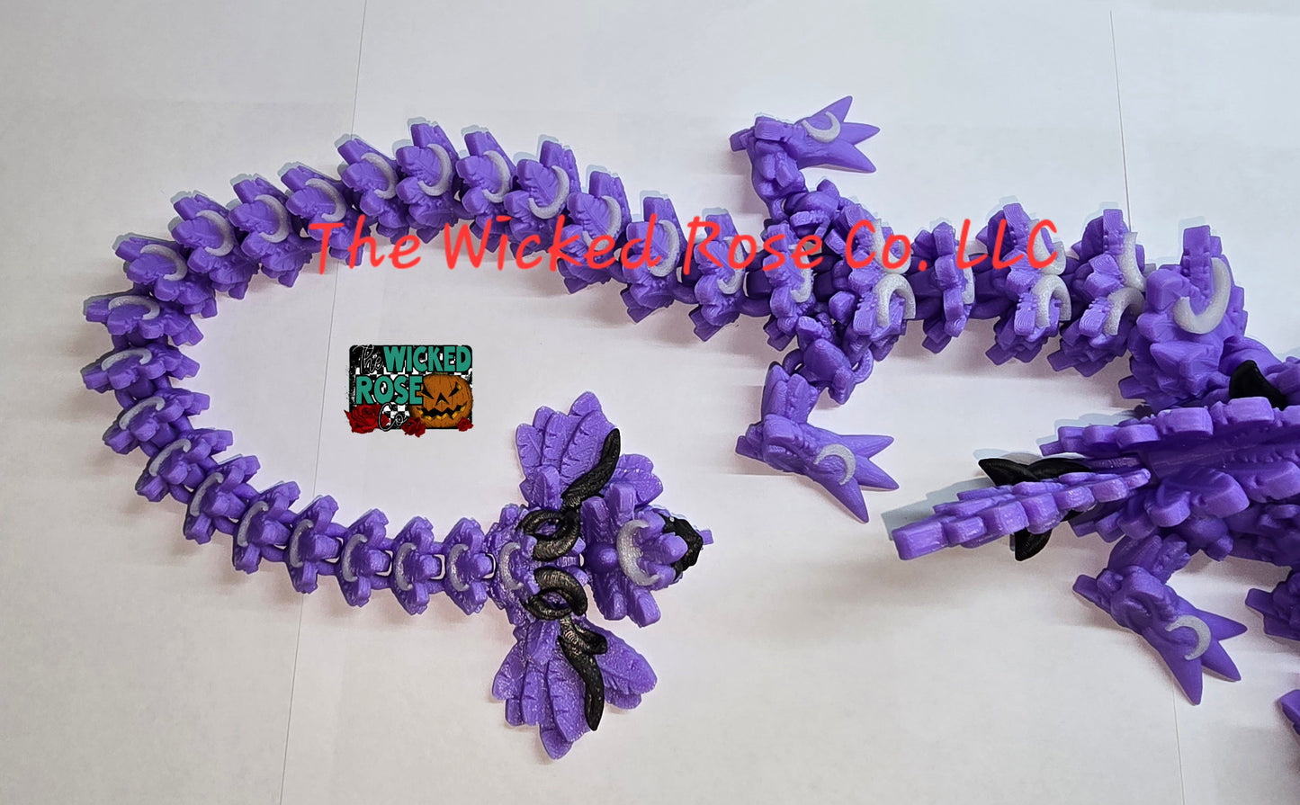 3D Printed, Articulated Lunar Dragon