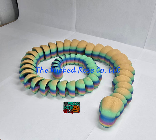 3D Printed, Articulated Snake