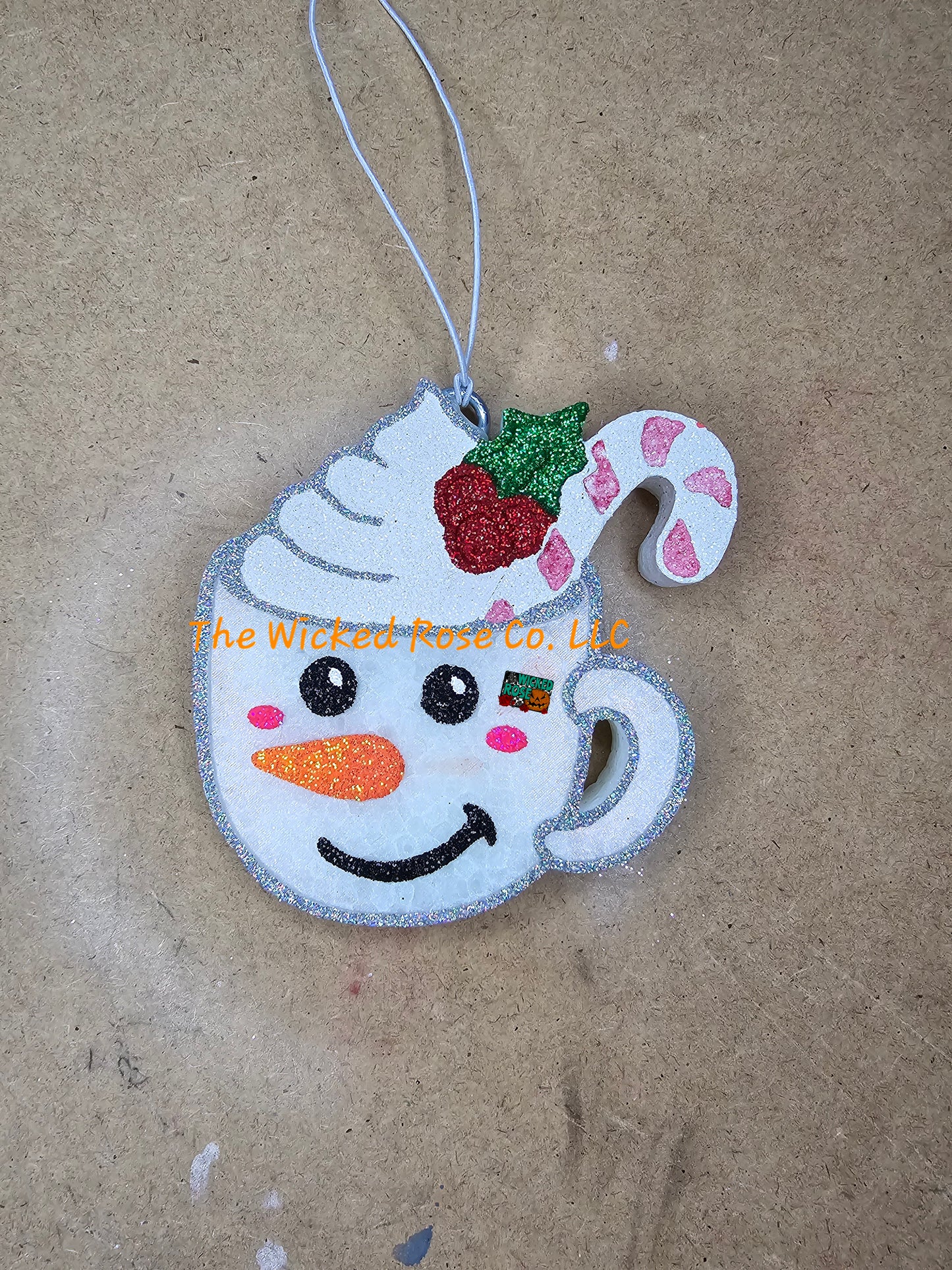 Snowman Mug Car Freshie