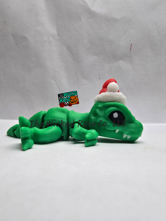 3D Printed Mini Articulated Santa T-Rex
