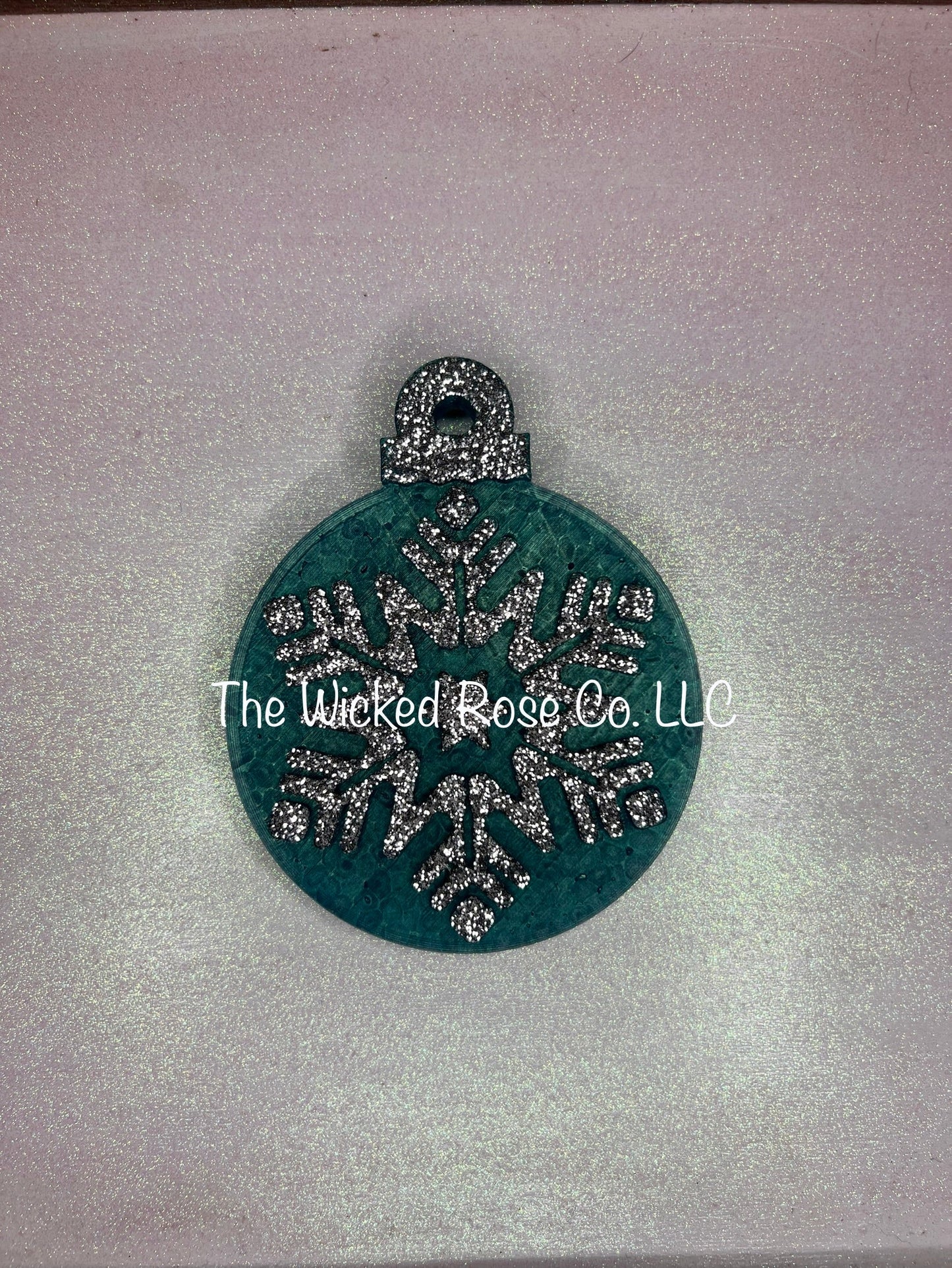 Snowflake Ornament Car Freshie