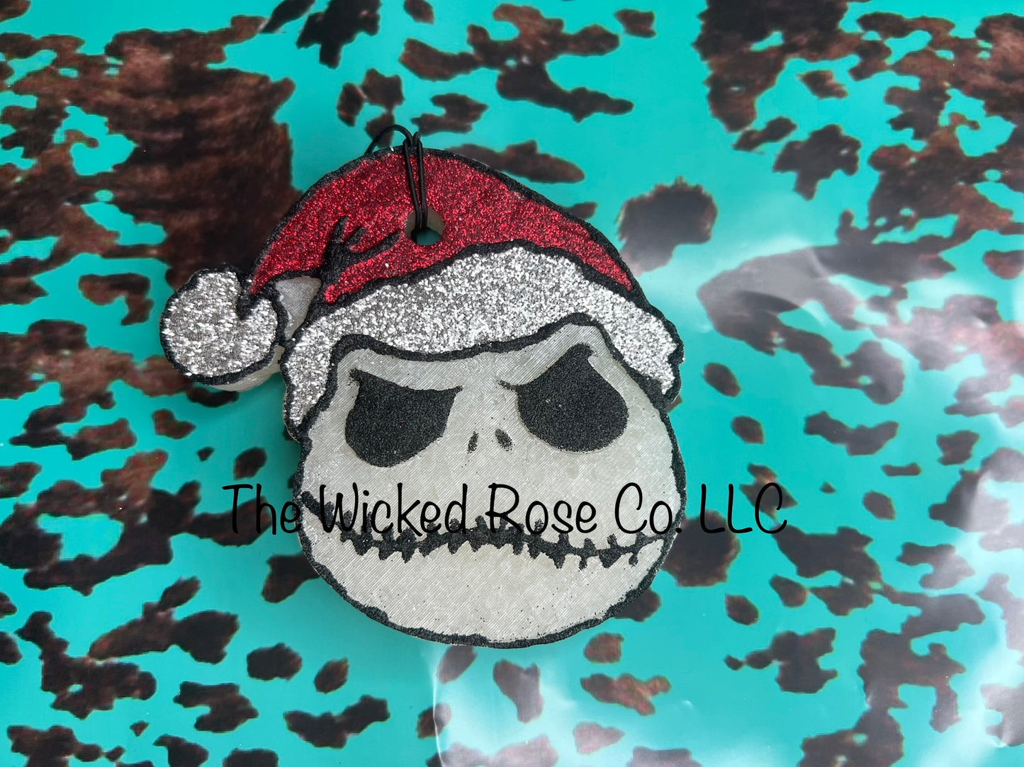 Santa J@ck Head Car Freshie