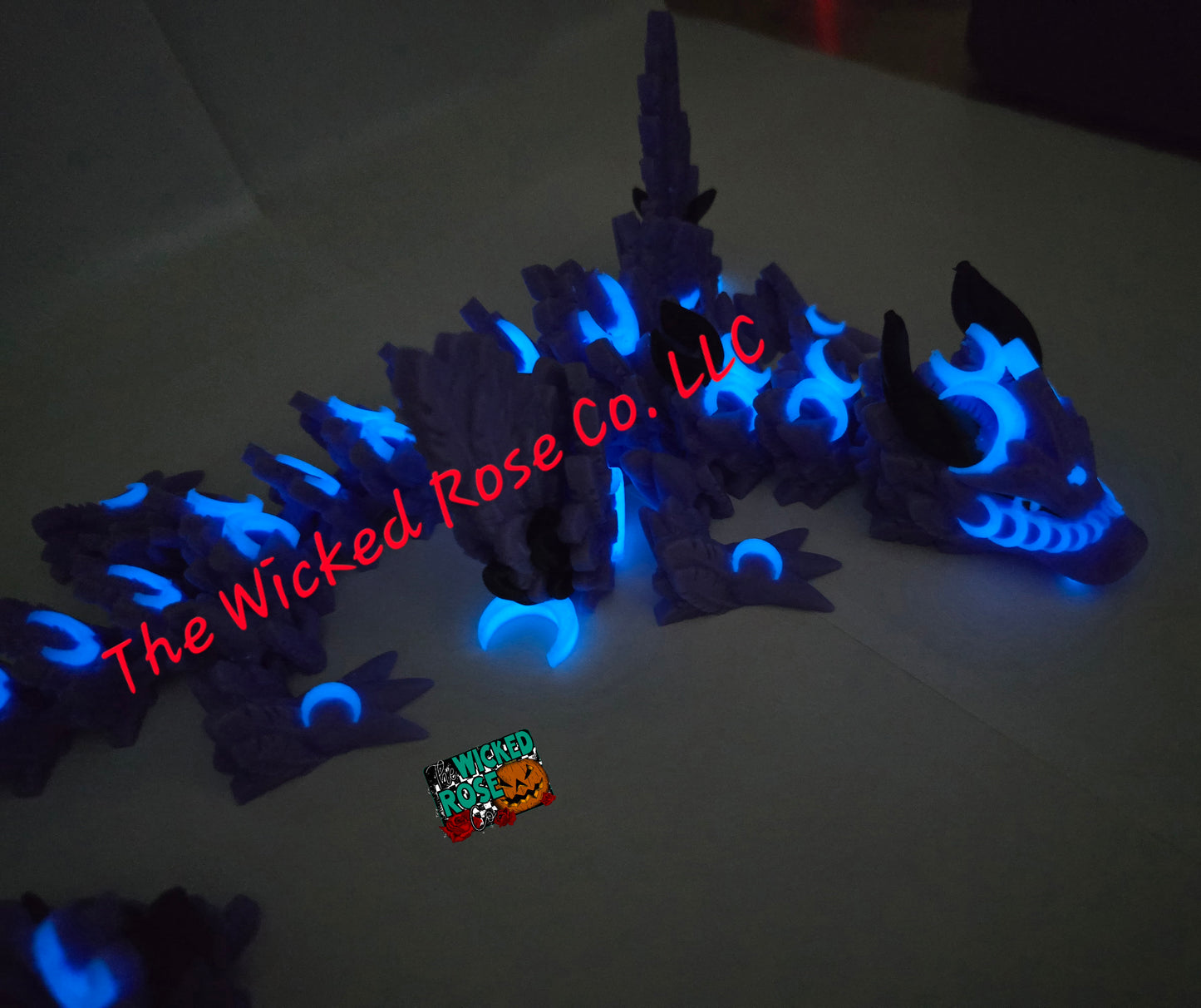 3D Printed, Articulated Lunar Dragon