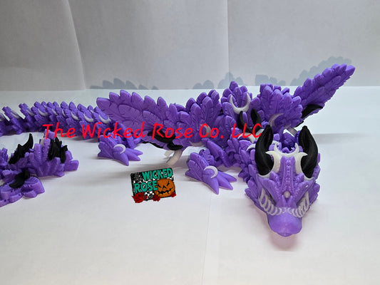 3D Printed, Articulated Lunar Dragon