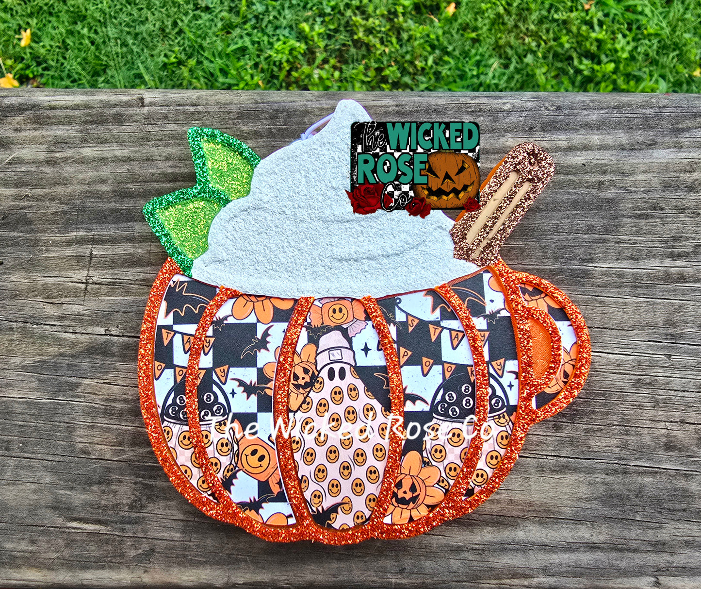 Pumpkin Mug Latte Car Freshie