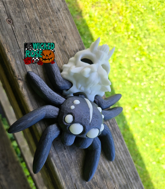 3D Printed, Articulated, Large Skull Spider