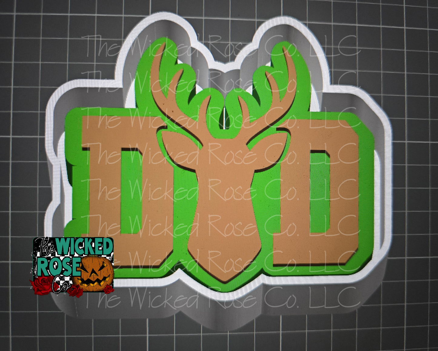 Dad Buck Silicone Freshie Mold