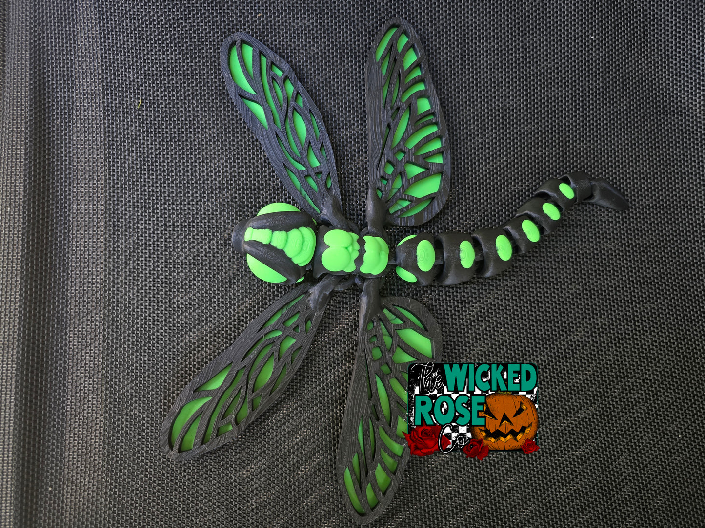 3D Printed, Articulated Dragonfly