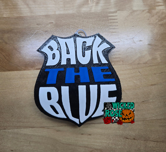 Back The Blue Badge Car Freshie