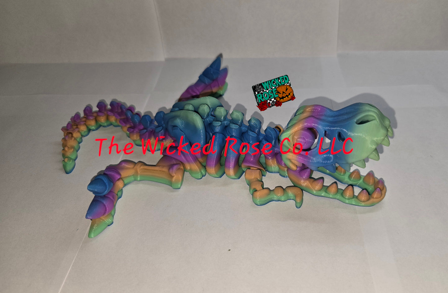 3D Printed Skeleton T-Rex With Bone