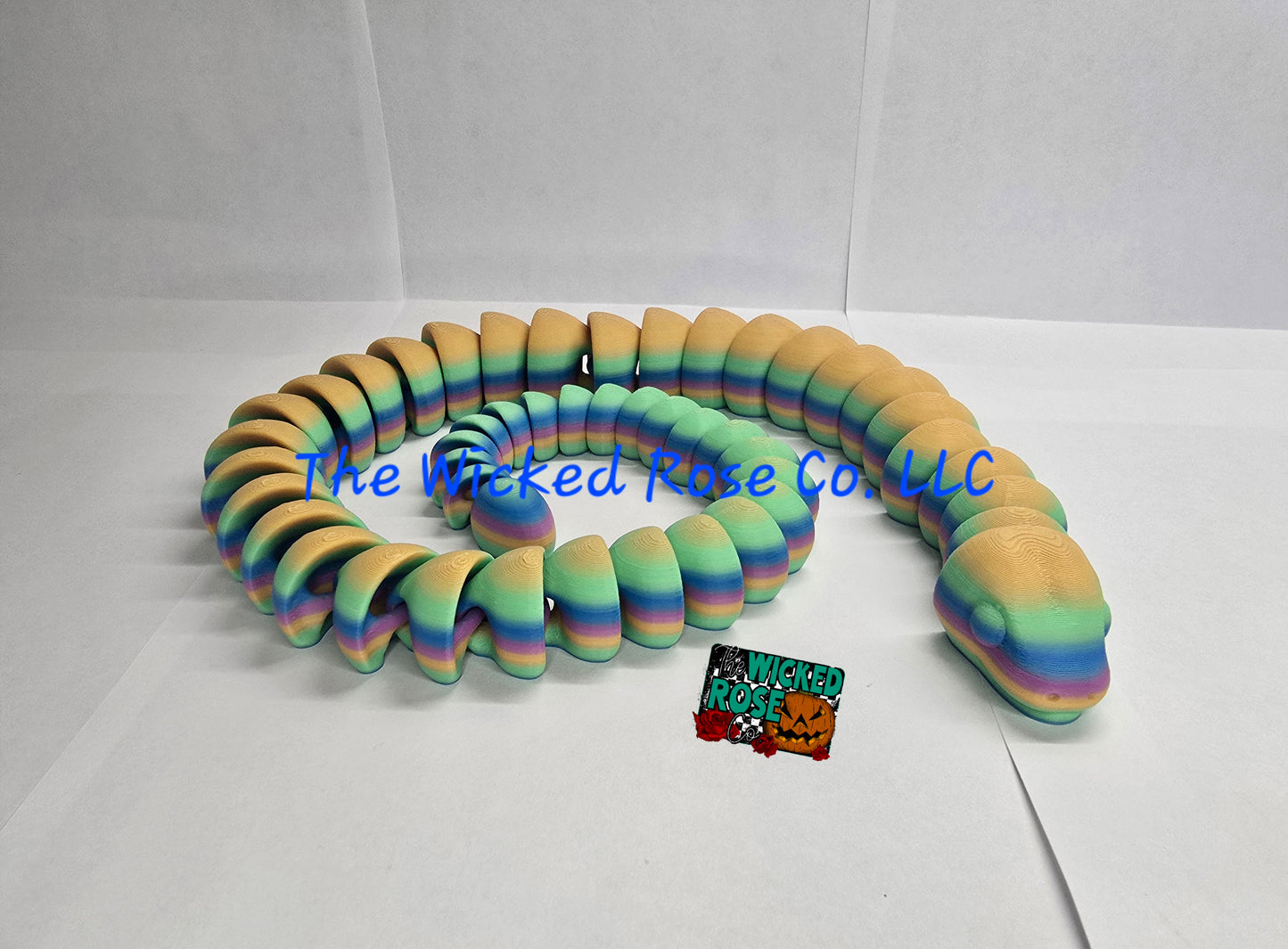 3D Printed, Articulated Snake