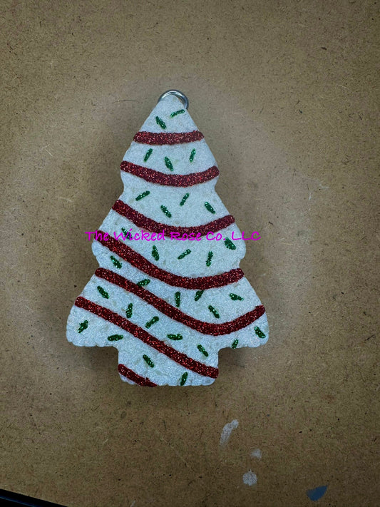 Christmas Tree Snack Cake Car Freshie