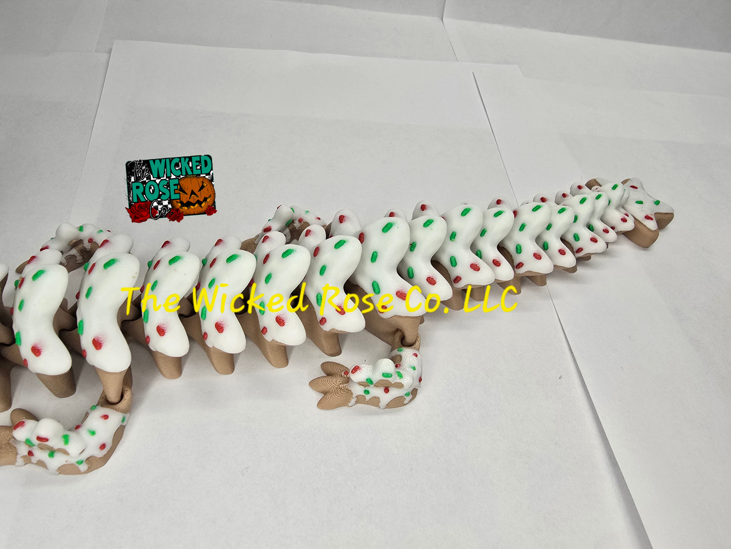 3D Printed, Articulated Sugar Cookie Dragon