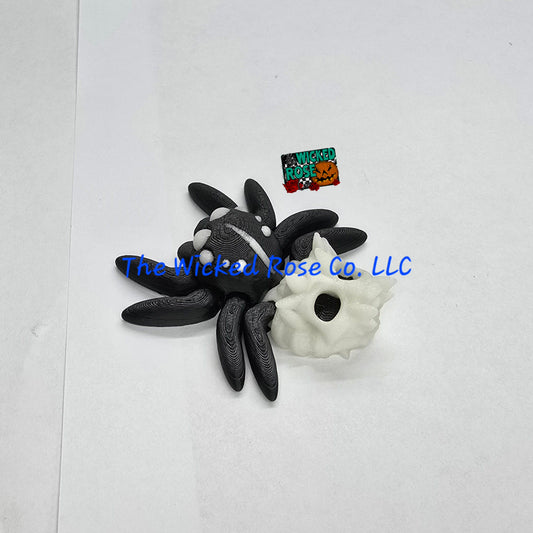 3D Printed, Articulated, Mini Skull Spider