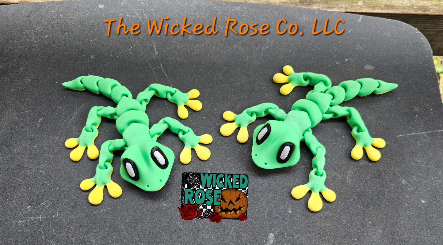 3D Printed Articulated Gecko