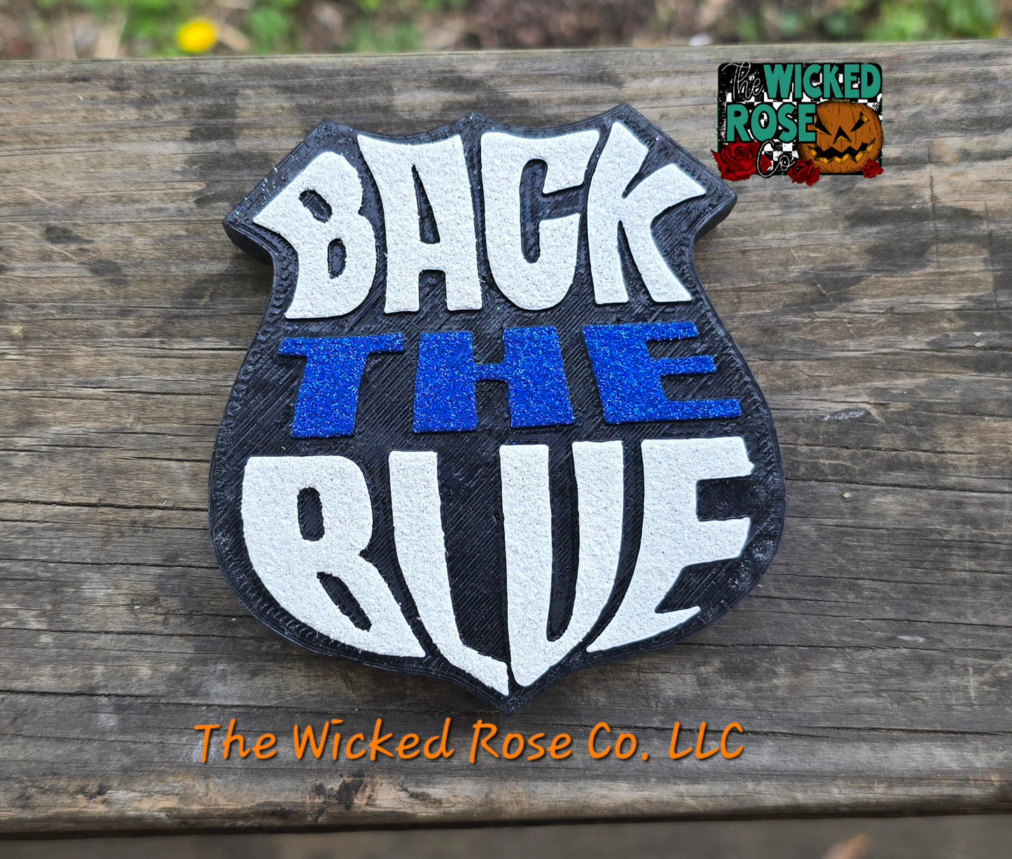Back The Blue Badge Car Freshie