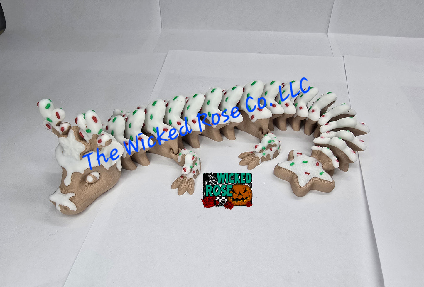 3D Printed, Articulated Sugar Cookie Dragon