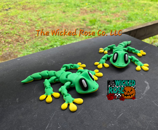 3D Printed Articulated Gecko