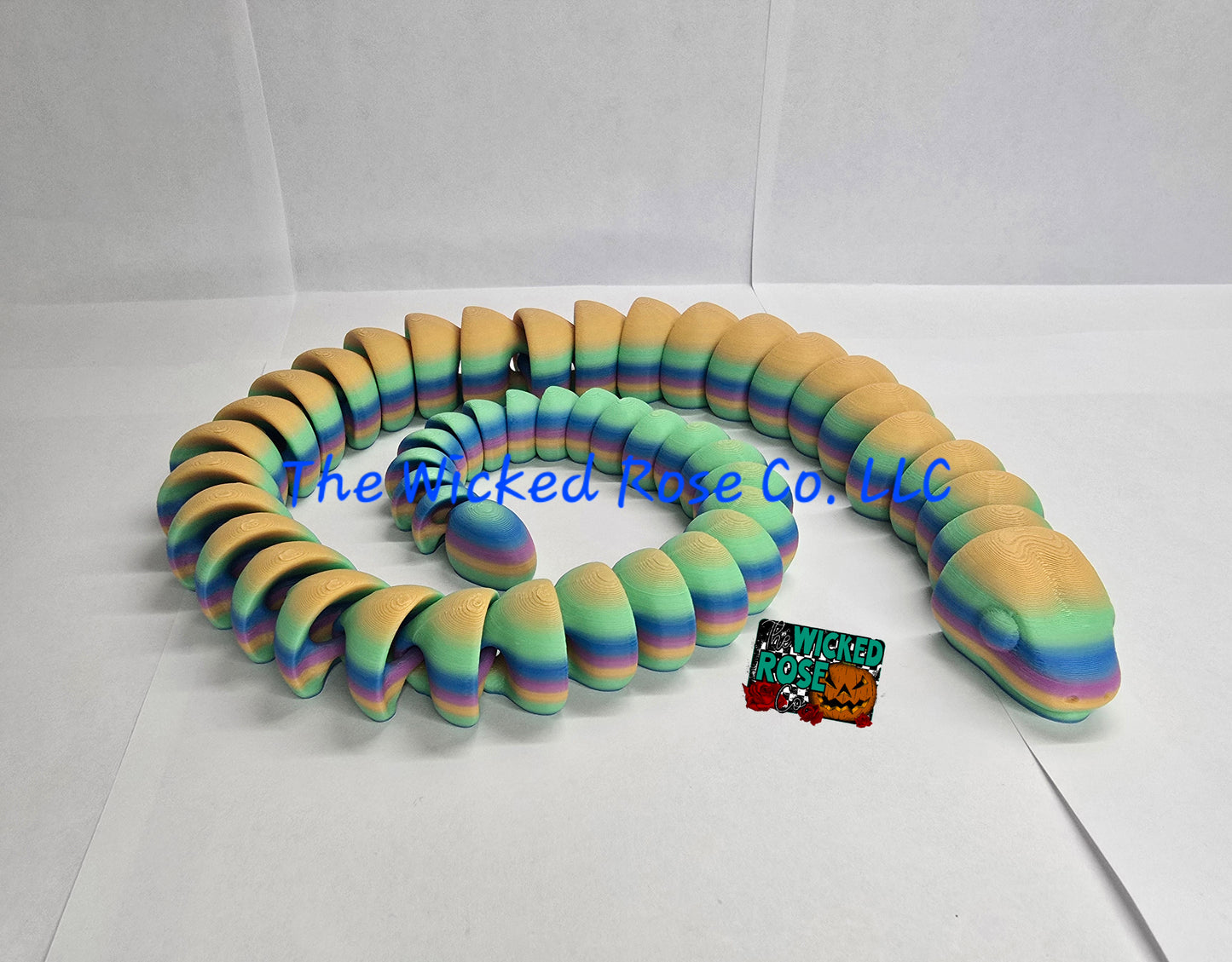 3D Printed, Articulated Snake