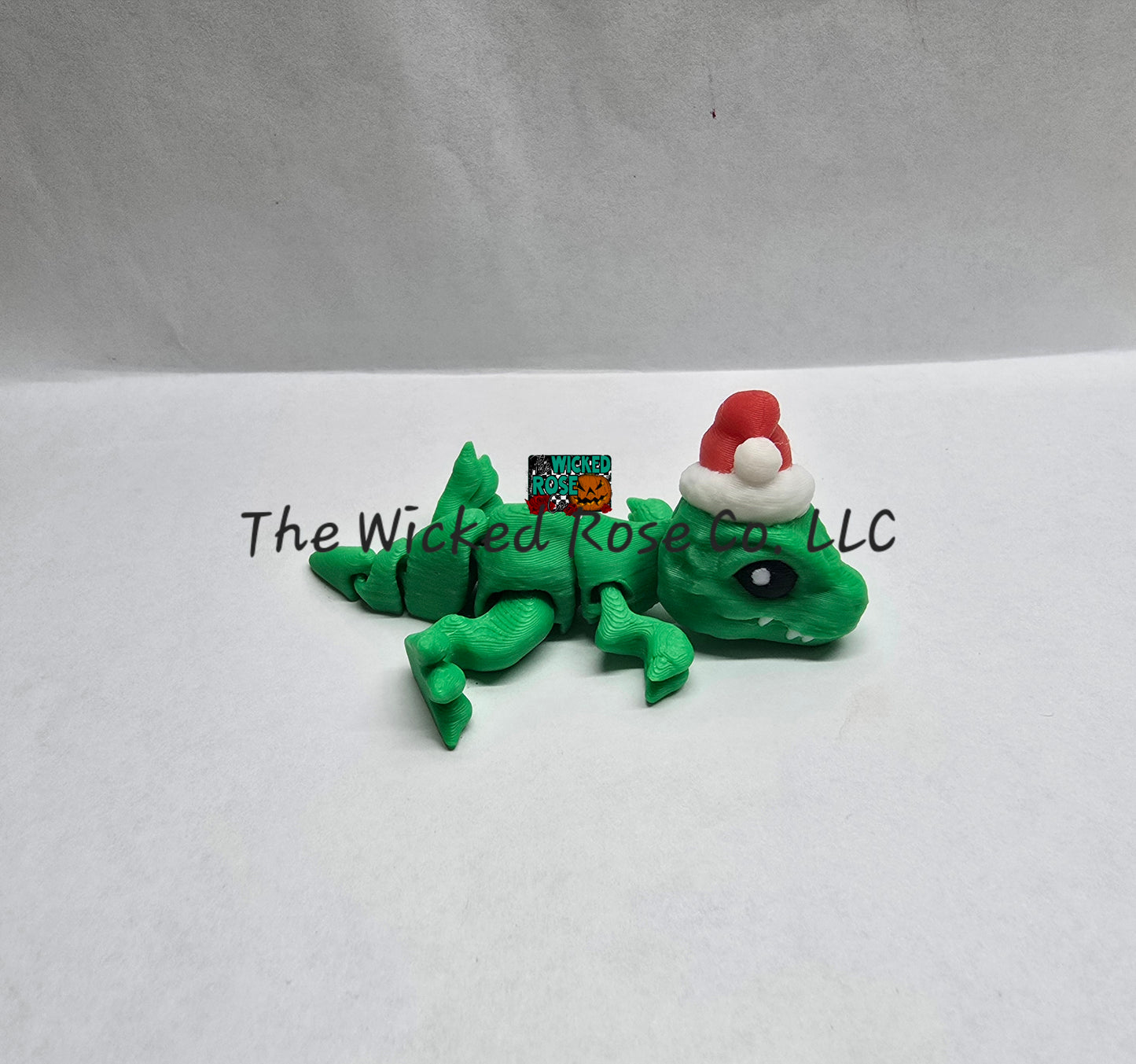 3D Printed Mini Articulated Santa T-Rex