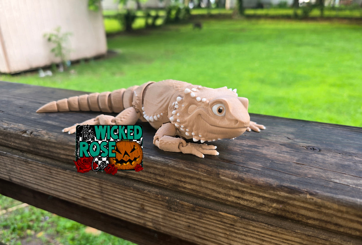 3D Printed Articulated Bearded Dragon