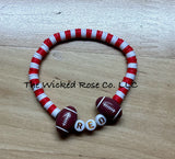 Chiefs Clay Beaded Bracelet Set