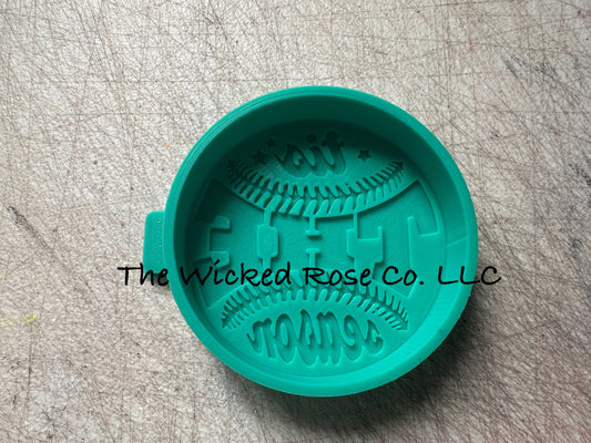 Tis The Season Baseball/Softball Silicone Freshie Mold