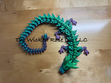 3D Printed Articulated Crystal Dragon