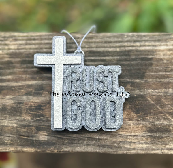 Trust God Car Freshie