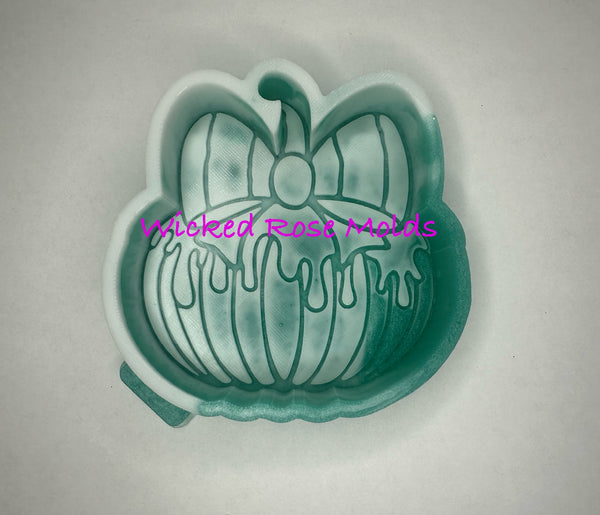 Striped B33tlejuice Inspired Pumpkin