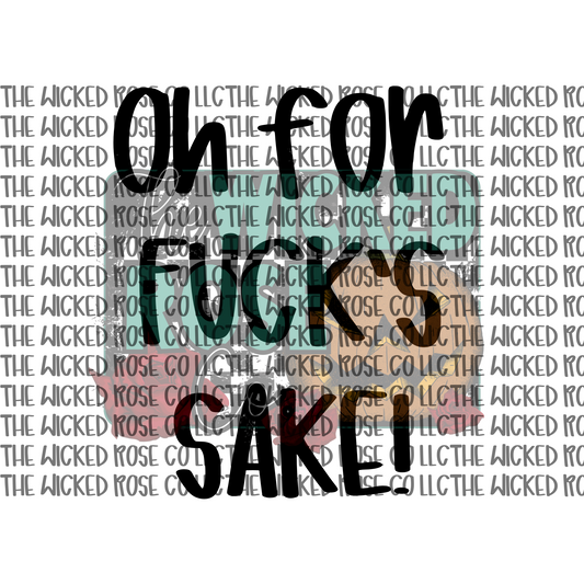 Oh For Fuck's Sake SVG