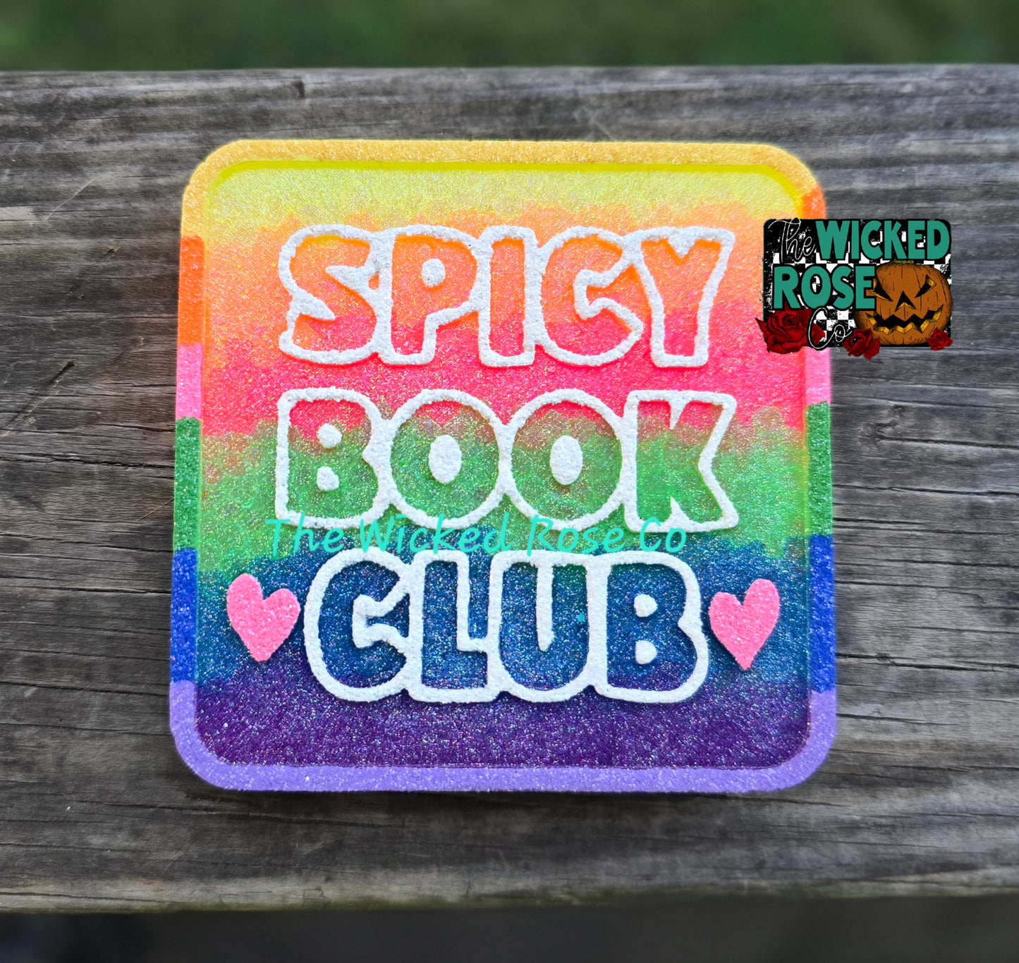 Spicy Book Club Car Freshie