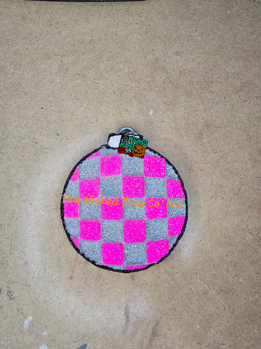 Checkered Ornament - Vanilla Bean Noel