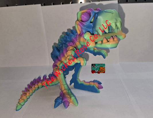3D Printed Skeleton T-Rex With Bone