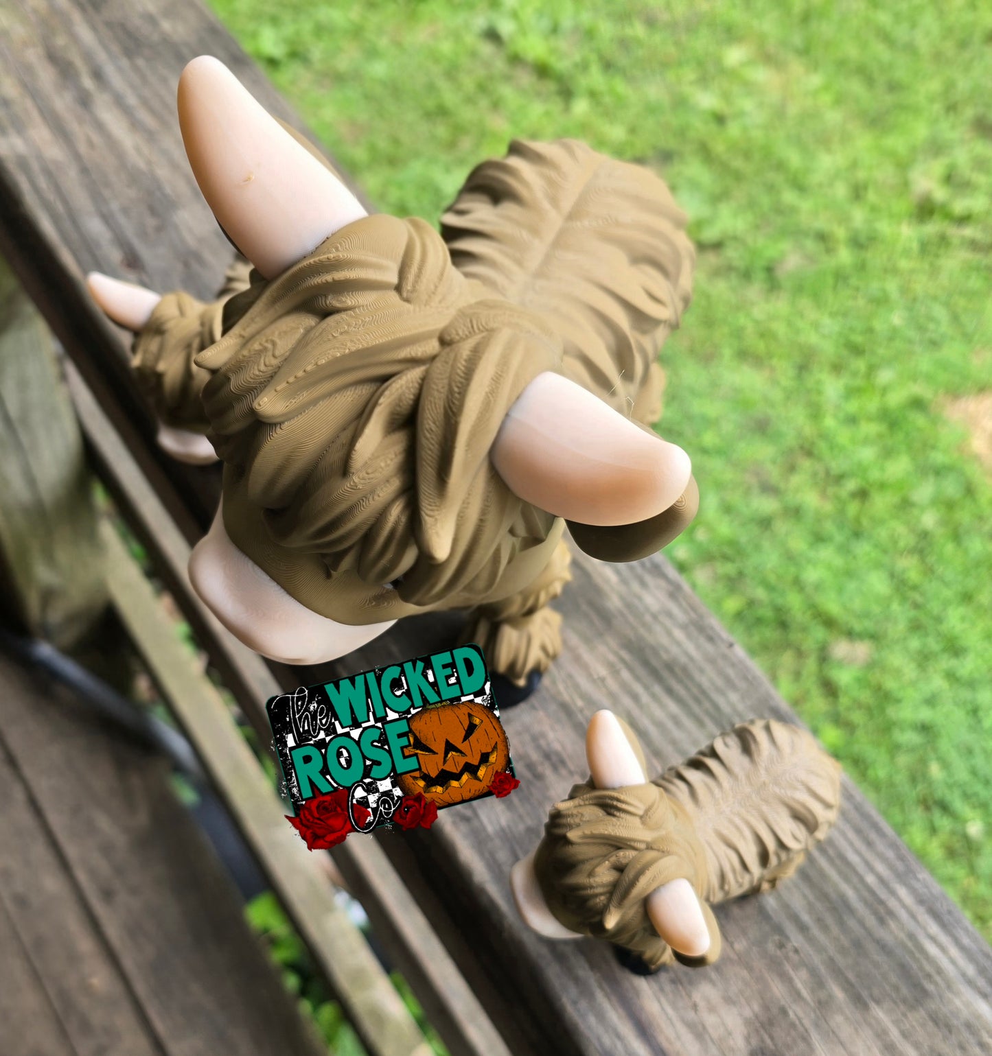 3D Printed Articulated Highland Cow