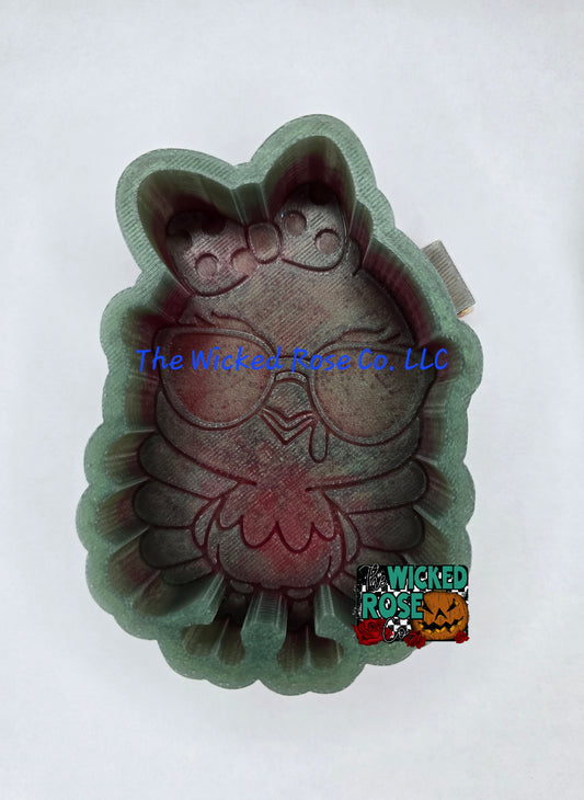 Turkey Chick With Bow Silicone Freshie Mold