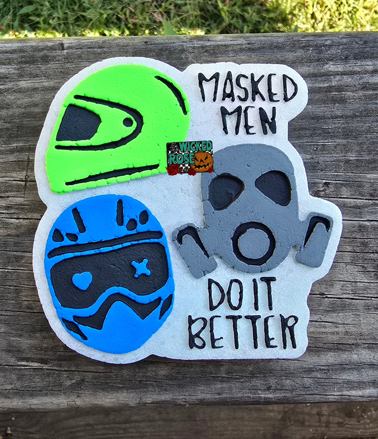 Masked Men Do It Better Car Freshie