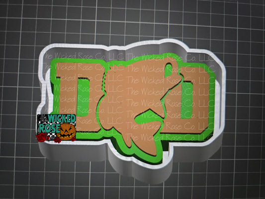 Dad Bass Fish Silicone Freshie Mold