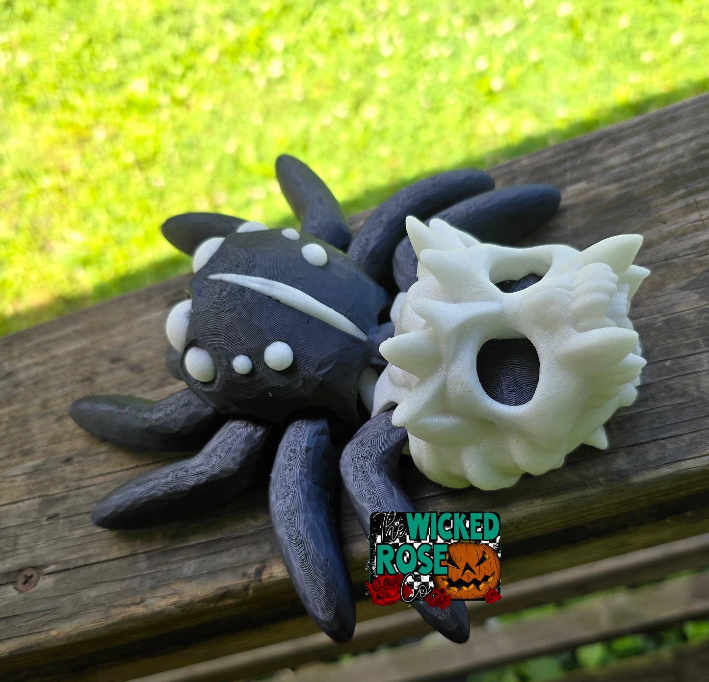 3D Printed, Articulated, Large Skull Spider