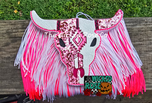 Aztec Bull Skull Car Freshie