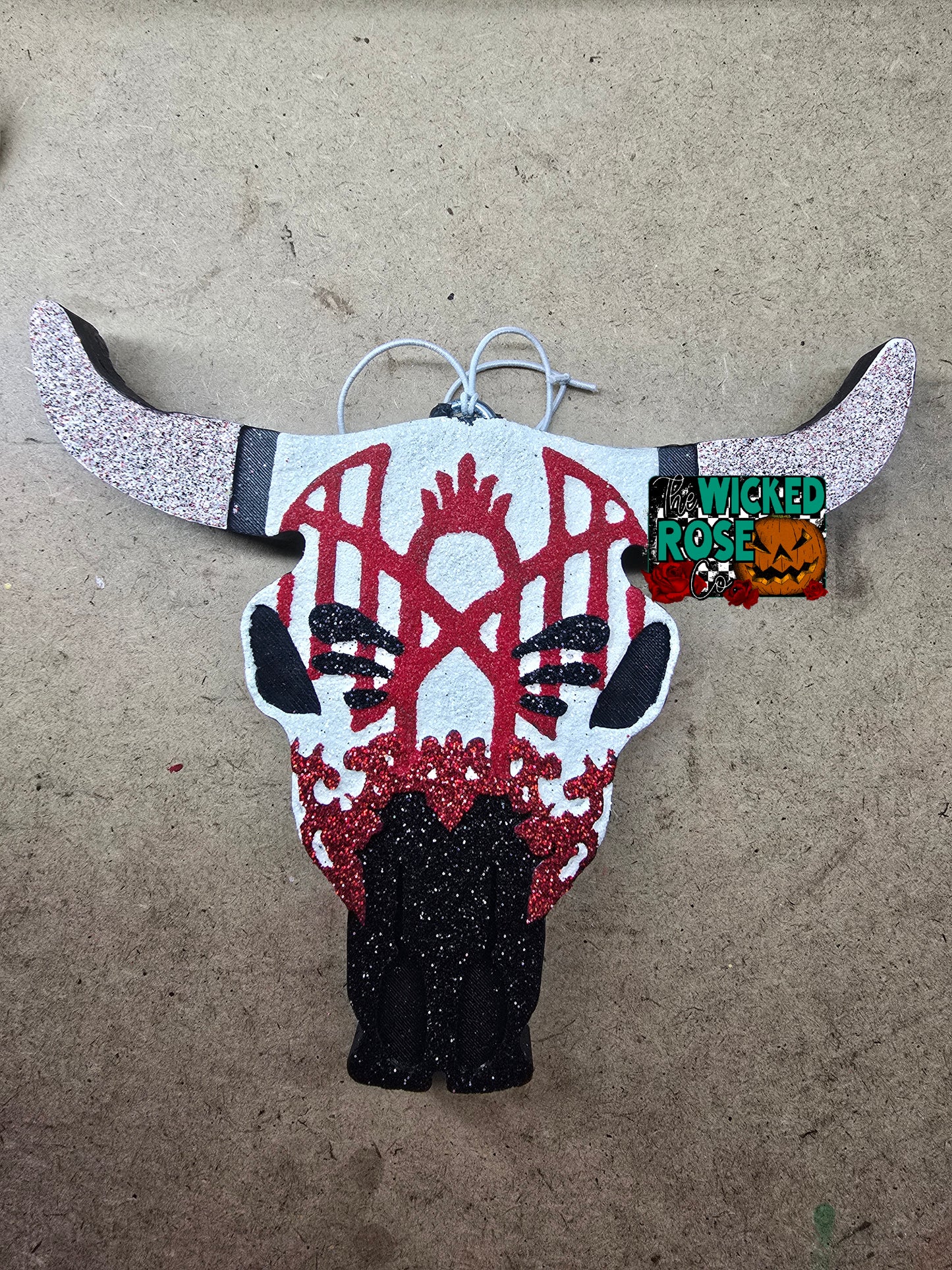 ST Bull Skull - Volcano Capri Blue