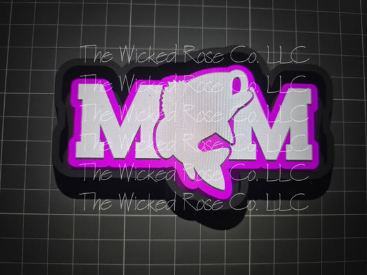 Mom Bass Fish Silicone Freshie Mold