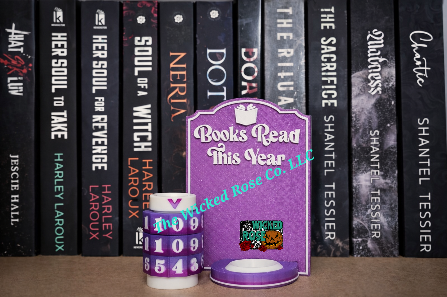 Books Read This Year Twist Counter (Colors Sent At Random)