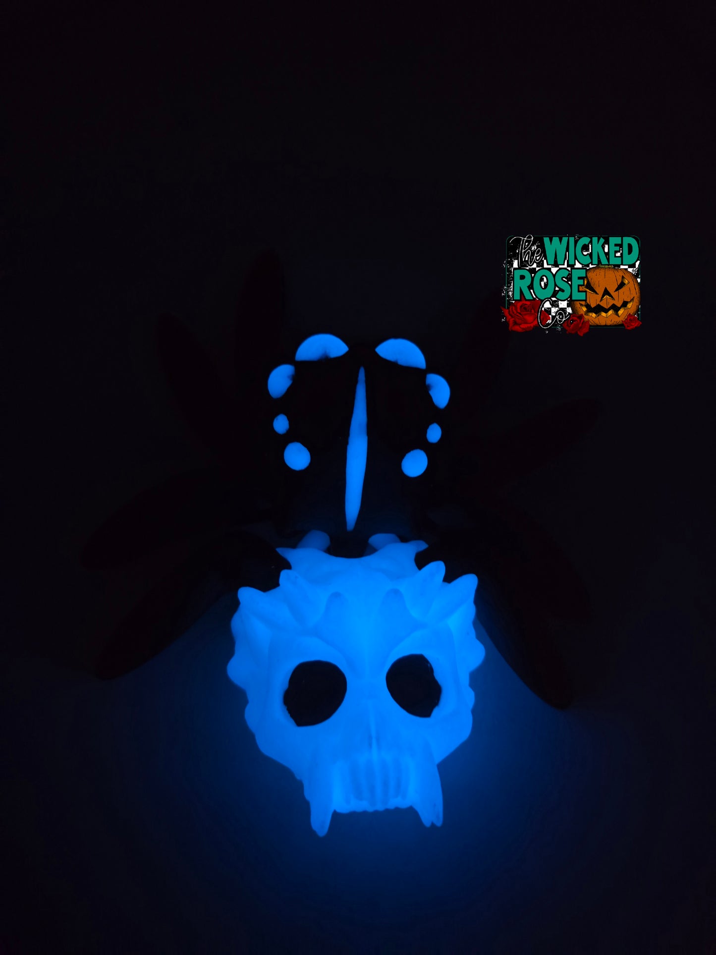 3D Printed, Articulated, Large Skull Spider