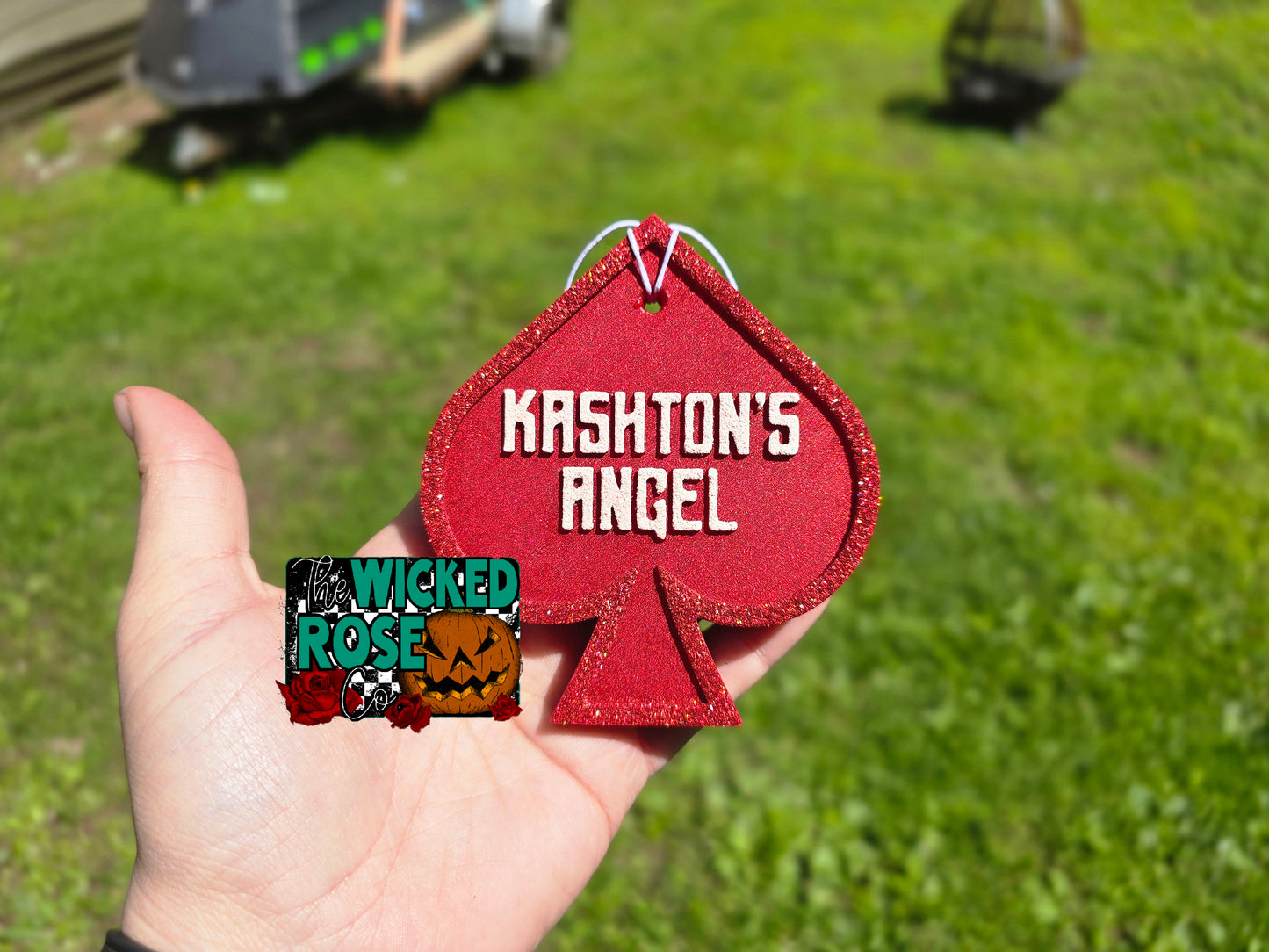 Kashton's Angel Spade Car Freshie