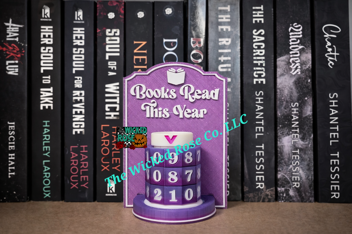 Books Read This Year Twist Counter (Colors Sent At Random)