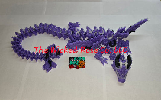 3D Printed, Articulated Lunar Dragon