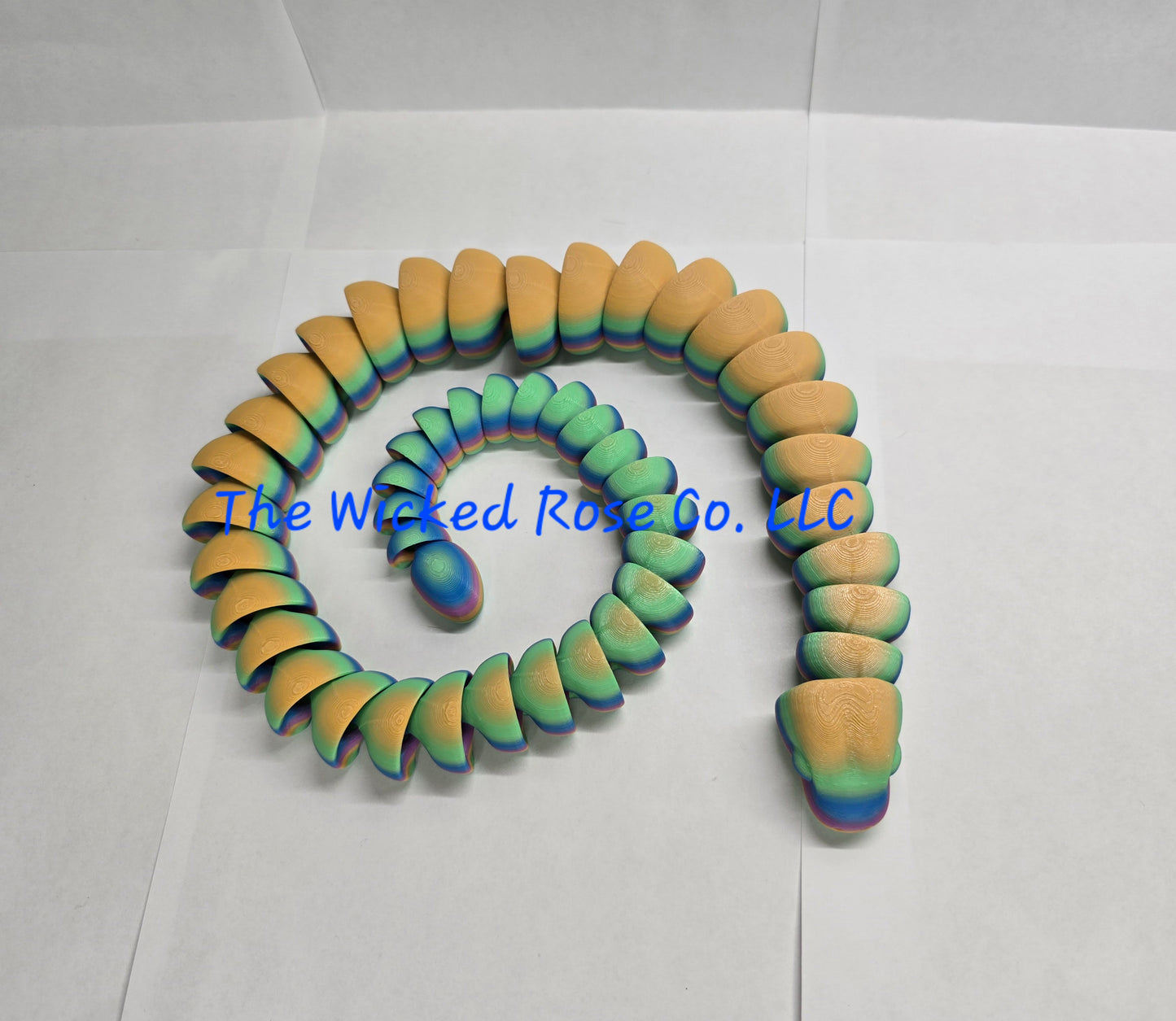 3D Printed, Articulated Snake